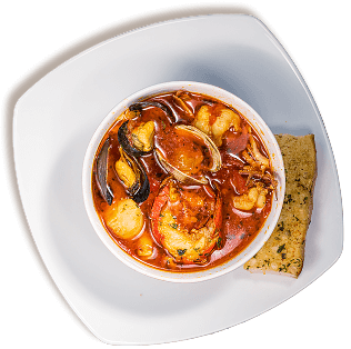 Seafood stew entrée served at Sea Watch on the Ocean